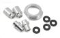 LOS256008 LOSI DBXL-MTXL Motor Afstand zilver, set