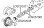 LOS257001 LOSI DBXL Kogellager Ø10/Ø22-H6, 4 st.