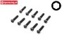 LOS265000 Inbus bolkop M2-L 6 mm, 10 st.