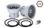 LOS45013 LOSI MTXL Velgen Grijs, Set