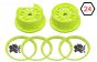 LOS45024 Velgen Neon geel Ø120-B70 mm, set
