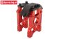 TPS7050/30 Alu-Deelbare diff. houders Rood BWS-LOSI, Set