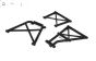 LOSB2576 Rol kooi deel achter LOSI 5T-BWS, Set