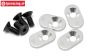 LOSB5805 Motor plaatjes 18T LOSI 5T, 4 st.