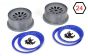 LOSB7027/B Velgen grijs-blauw Ø120-B60 mm, Set