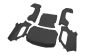 LOS-4000 LOSI 5IVE-T 3.0 Kap zwart, set