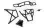 LOS-3709 LOSI 5IVE-T 3.0 Bumper Brace achter, set