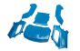 LOS-4001 LOSI 5IVE-T 3.0 Kap Blauw, set