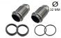 LOS-3644 LOSI 5IVE-T 3.0 Schokdemper huis Ø32-L68,5 mm, set
