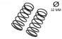 LOS-3748 LOSI 5IVE-T Schokd. veer voor Wit Ø32-Ø3,2 mm, 2 st.
