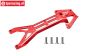5T3/025F-R LOSI 5IVE-TE 3.0 Alu-brace boven rood, 1 st.