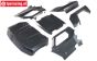 LOS-4350 LOSI 5IVE-T 3.0 kap Gun Metal, set
