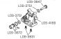 LOS-3672 LOSI 5IVE-2.0/3.0 Aandrijf Koppelstuk, Set