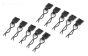 LOS246003 kap clips klein zwart LMT Truck, 10 st.