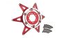 MX0606R-R PROMOTO Alu-Velg ster achter Rood, 1 st.