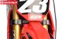 MX028-R PROMOTO Alu-Stuurplaat Rood, Set