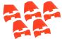 LOS-3270 PROMOTO Spatbord achter Rood, Set