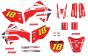 CS0980/40 PROMOTO stickers Honda CRF Lawrence, set