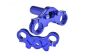MX028-B PROMOTO Alu-Stuurplaat Blauw, Set