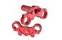 MX028-R PROMOTO Alu-Stuurplaat Rood, Set