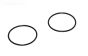 M2009/24 Mecatech schokdemper instelring O-ring, 2 st.