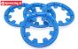 MM1800/B MADMAX Beadlock Blauw Ø120 mm, 4 st.
