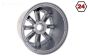 MM1300/60 MadMax Velgen Zilver Ø120-B60 mm, 2 st.