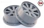 MM1300/60 MadMax Velgen Zilver Ø120-B60 mm, 2 st.