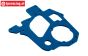 PROM057B PROMOTO Koolstof chassisplaten blauw, set