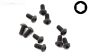 TLR255001 TLR Inbus Bolkop M2,5-L6 mm, 10 st.