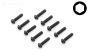 TLR255002 TLR Inbus bolkop M2,5-L10, 10 st.
