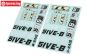 TLR259000 TLR 5B Stickers, Set