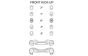 TLR254000 Draagarm pen houder voor TLR-LOSI-BWS, Set