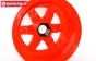 TPS5026/60R Nylon Velg 6-Sp. Rood Ø120-B60 mm, 2 st., 2 st.