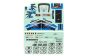 XR-FG8044BU X-Rider Flamingo Stickers Blauw, set