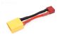 TPS4020 Verloopkabel XT90 male-T stekker female, 1 st.