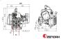 G230F3 Zenoah G230-23 cc Falcon3 Tuning Motor, 1 st.