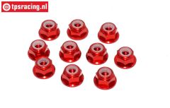 TPS1224/01 Alu borgmoer M4 Rood, 10 st.