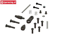 ARA311116 ARRMA Achterrem module metalen delen, set