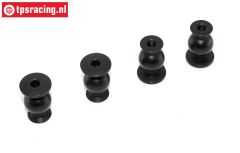 ARA330554 ARRMA Stalen kogel M3/Ø8-H12 mm, 4 st.