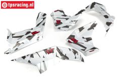 ARA411017 ARRMA Fireteam ZIJ Kap Wit Camo, set
