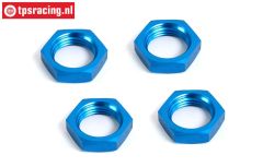 BWS55016B Wielmoer Blauw 24 mm BWS-LOSI, 4 st.
