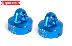BWS55044B Alu-Schokd. sluiting boven Blauw Ø24 mm, 2 st.