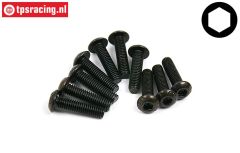 BWS56015 Inbus bolkop M3-L12 mm, 10 st.