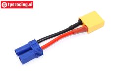 TPS3012 Verloopkabel EC5 female-XT90 male, 1 st.