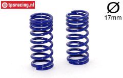 FG10194 Progr. Schokd. veer blauw Ø17-Ø2,5-L48, 2 St.