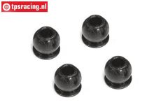 FG1213/10 Gewricht kogel Ø3/Ø7-H6,6 mm, 4 St.