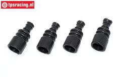 TPS4412/04 Aandrijf as Hoes Ø15-Ø8-L49 mm, 4 St.