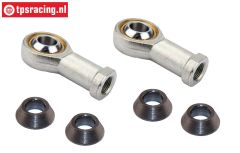 FG4429 Stalen Kogel kop, M6R/Ø5 mm, 2 St.