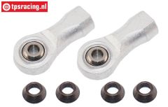FG4437/01 Aluminium Kogel kop, M8L-Ø5 mm, 2 St.